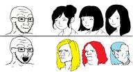 bald blond choker dyed_hair glasses stubble variant:soyak women // 1280x697 // 156.5KB