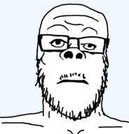 bald closed_mouth glasses merge neutral series:fusionjaks stubble subvariant:neutralplier variant:a24_slowburn_soyjak variant:markiplier_soyjak // 1031x1075 // 21.9KB