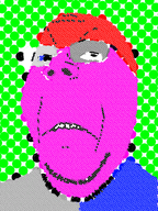 dithering ditherjak frown glasses soyjak stubble subvariant:wholesome_soyjak trend:colorjak variant:gapejak // 602x800 // 266.0KB