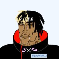 akatsuki_uniform buff naruto_(series) subvariant:perceptive_chud tigergoliath_2_(user) variant:chudjak xxxtentaction // 799x799 // 53.2KB