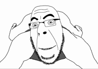 2soyjaks animated arm closed_mouth fist fisting full_body glasses glove hand open_mouth smile soyjak stubble variant:cobson video // 1754x1240, 2.2s // 1.5MB