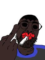 black_skin bloodshot_eyes jake jartycuck liquify_tool red_lips variant:daedaluson // 472x629 // 52.8KB