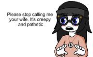 female repost scared soytans_wife text variant:soytan white_background white_skin woman // 655x403 // 40.5KB