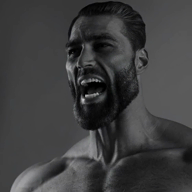 black_and_white buff gigachad grey_skin looking_at_you nas:gigachad stubble // 560x560, 6s // 1.3MB