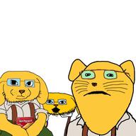 3soyjaks janny soyjaks subvariant:impish_meowjak trio variant:catjak variant:catjak_(alternate) // 768x768 // 346.9KB