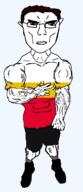 arm buff closed_mouth clothes country ear flag flag:lesser_poland full_body glasses hair hand lesser_poland poland shoe soyjak subvariant:chudjak_front subvariant:unbotheredchud transparent transparent_background variant:chudjak vein voivodeship // 549x1268 // 26.7KB