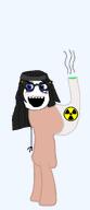 homestuck mare my_little_pony nuclear pony radioactive smoke smoke_stack subtle_insanity variant:soytan woman // 650x1500 // 25.6KB