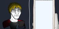 glasses meta:tagme nate phone sad stubble template transparent_background variant:soyak // 1000x500 // 141.2KB