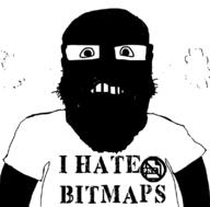 beard clothes glasses i_hate open_mouth png soyjak subvariant:science_lover text tshirt variant:markiplier_soyjak // 800x789 // 47.0KB