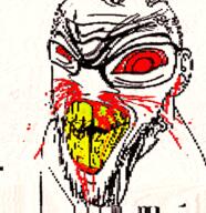 angry animated blood bloodshot_eyes clenched_teeth distorted nosebleed red_eyes soyjak subvariant:feralrage variant:feraljak vein yellow_teeth // 467x481 // 1.9MB