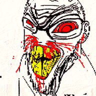 angry animated blood bloodshot_eyes clenched_teeth distorted nosebleed red_eyes soyjak subvariant:feralrage variant:feraljak vein yellow_teeth // 467x481 // 1.9MB
