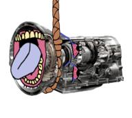 bloodshot_eyes car crying hanging o_(4chan) objectsoy pun rope tongue tranny transmission variant:bernd yellow_teeth // 1800x1600 // 1.4MB