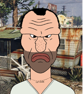 grand_theft_auto grand_theft_auto_v long_nose stubble subvariant:scary_slendertrevor trailer_house trevor_philips variant:disgusting_trevorcreature video_game // 1455x1642 // 2.4MB