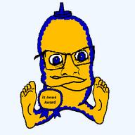 artist:sanriowabag award blue_eyes condiment sauce subvariant:condiment variant:feraljak yellow_skin // 448x448 // 10.3KB