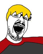 glasses meta:leaky meta:tagme nate open_mouth red_and_gray_shirt stubble variant:bottlejak variant:unknown yellow_hair // 702x892 // 37.2KB