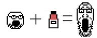 2soyjaks bottle glasses math minimalism open_mouth pixel_art soy soyjak soylent stretched_mouth stubble variant:markiplier_soyjak variant:soyak // 2216x876 // 18.3KB