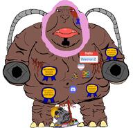 Warrior-Z(user) ack birth blood hijab labor lemon_(user) mancubus_(doom) obese pooner umbilical_cord variant:meximutt // 782x755 // 146.9KB