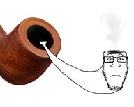 looking_at_you neutral pipe smoke smoking subvariant:neutralplier variant:markiplier_soyjak white_background // 1500x1200 // 83.2KB