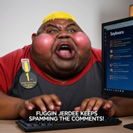 ai_but_not_completely_ai_doe award big_lips big_nose black_skin blond blush character:hunky clothes computer ext=mp4 eyebrows fat hair keyboard monitor open_eyes realistic series:fusionjaks soybooru subvariant:branigger subvariant:fat_alicia subvariant:hunky_twink_sex_machine variant:alicia variant:brandon video white_background // 560x560, 6s // 1.8MB