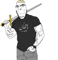 buff isis kingcel meta:tagme soyjak sword variant:chudjak // 995x1032 // 182.6KB