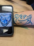 closed_mouth gem gem_skin hand irl phone smile soyjak stubble variant:impish_soyak_ears // 3072x4080 // 2.8MB