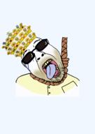 clothes crown glasses il_reazionario noose rope stubble sunglasses variant:bernd // 1000x1414 // 384.1KB