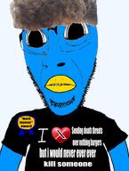 beak big_eyes blue_skin broccoli broccoli_hair faggot nothingburger retard subvariant:hydrocephason variant:cobson xitter // 612x810 // 280.3KB