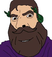 beard brown_eyes brown_hair clothes hair mediterrenean meta:tagme nordic_chad smile soyjak variant:cobson white_skin // 775x849 // 217.2KB