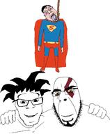 bloodshot_eyes blue_tongue clark_kent comic comics crying dc dc_comics death_battle dragon_ball dragon_ball_gt dragon_ball_super dragon_ball_z facepaint friendship glasses god_of_war goku goku_won hair hand hanging impchud_(user) impchud_won kal_ei kratos kratos_won kryptonian meta:namefags no_more_brother_wars noose nose powerscaling saiyan scar smile son_goku soyjak stubble superhero superman superman_lost variant:bernd variant:cobson variant:feraljak warrior-z_(user) warrior-z_won white_skin yellow_teeth // 1859x2266 // 405.9KB