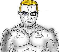 blond blue_eyes buff shading subvariant:muscular_chud trend:aryan variant:chudjak white_skin // 1059x929 // 380.9KB