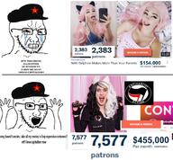 antifa belle_delphine breadtube communism contrapoints patreon place_japan thing_japanese variant:soyak // 1063x986 // 800.4KB