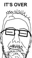 closed_eyes closed_mouth ear glasses hair its_over linus_tech_tips soyjak stubble text variant:linus_tech_tips // 605x1082 // 30.5KB