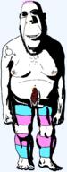 arm biting_lip creepy distorted ear evil fat foot full_body genitalia glasses hair hand leg neovagina nipple nose_piercing nsfw ominous painted_nails pink_hair rape shadow smile soyjak stubble subvariant:hornyson tattoo tranny variant:cobson vein // 1099x2816 // 147.5KB