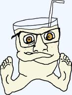 arms_crossed arms_folded brown_eyes cinnamon foot freckles glasses looking_at_you nose orchata_(namefag) sitting straw subvariant:condiment vanilla variant:feraljak white_skin // 566x742 // 28.7KB