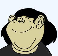 asian ear grey_shirt hair smile subvariant:female_impish_ears transparent_background variant:impish_soyak_ears yellow_skin // 836x800 // 17.2KB