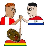 based bolivia brown_eyes brown_fur colgado flag:peru friendship monkey paraguay paraguayo peru peruvian subhumano white_skin // 420x437 // 45.1KB
