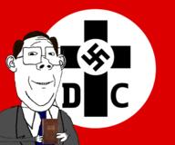 christianity cross national_socialism nazi_flag nazi_germany nazism positive_christianity swastika variant:gapejak variant:protestantjak // 1204x1003 // 294.5KB