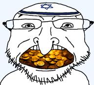 artist:toniylijani big_nose clothes coin crooked_nose currency fgteev glasses hat judaism kike kippah money open_eyes open_mouth series:kikejaks stretched stubble subvariant:shekeljak variant:coinjak wide // 1118x1000 // 215.5KB