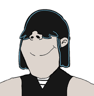 autism black_hair closed_mouth female goth loud_house series:foidjaks smile soyjak subvariant:gapejak_female the_loud_house variant:gapejak // 770x783 // 38.7KB