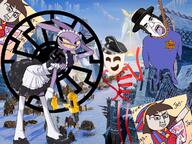 BRIMMIEST_COMMENTS_SECTION☣️☣️☣️_DO_NOT_ENTER☣️☣️☣️ drill gangle hanging hyperborea jax_(the_amazing_digital_circus) jews maid mask military_hat nazism opipi opipiborea rabbit ribbon skull_hat_ornament sonnenrad swastika tadcgem tranny variant:chudjak // 1200x903 // 322.5KB