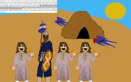 5soyjaks armor black_skin blood bloodshot_eyes brown_skin desert dress ear glasses gore green_eyes hand happy harem helmet hijab hut morocco open_mouth severed_head smile smug spear stubble subvariant:chudjak_front sun text variant:bernd variant:chudjak variant:soytan waving // 1720x1085 // 629.3KB