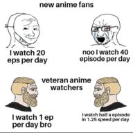 anime bloodshot_eyes chad crying glasses mustache nordic_chad open_mouth soyjak soyjak_comic stubble text variant:soyak // 680x679 // 317.3KB