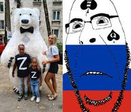 bbc bear beard biting_lip black_skin blacked costume flag:russia glasses nigger queen_of_spades russia stubble subvariant:hornyson tattoo variant:cobson z_(russian_symbol) zigger // 1500x1280 // 832.9KB