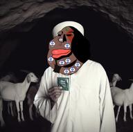 background brown_skin condom goat goat_fucker holding_object irl islam jewish_star kratos muslims no_pupils rape smirk spade variant:meximutt // 623x619 // 302.3KB