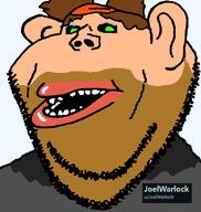 amerimutt ear green_eyes joel_(user) joelwarlock mutt mutt_lips reddit redditard stubble subvariant:impish_amerimutt teeth variant:impish_soyak_ears // 594x628 // 28.2KB