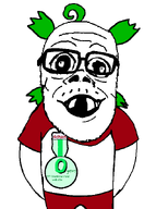 4chan 4cuck anime arm baby badge deformed glasses hair medal mustache newfag newgod open_mouth subvariant:jacobson variant:a24_slowburn_soyjak yotsoyba // 530x660 // 22.5KB