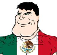 castizo mexaryan mexican_flag mexico muscles muscular_male series:mexico_is_white subvariant:mexiaryan subvariant:proto_mexiaryan variant:meximutt // 888x849 // 205.6KB