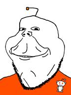 antenna clothes reddit smile smirk snoo soyjak stubble subvariant:henry variant:gapejak // 700x933 // 22.4KB