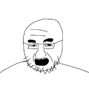 china gaping_mouth glasses soyboy stubble teeth variant:chinaman wrinkles // 600x638 // 3.8KB