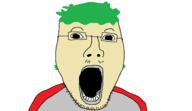 4chan 4cuck anime glasses hair shocked soyjak stubble variant:chrisjak variant:unknown yotsoyba // 1406x814 // 38.6KB